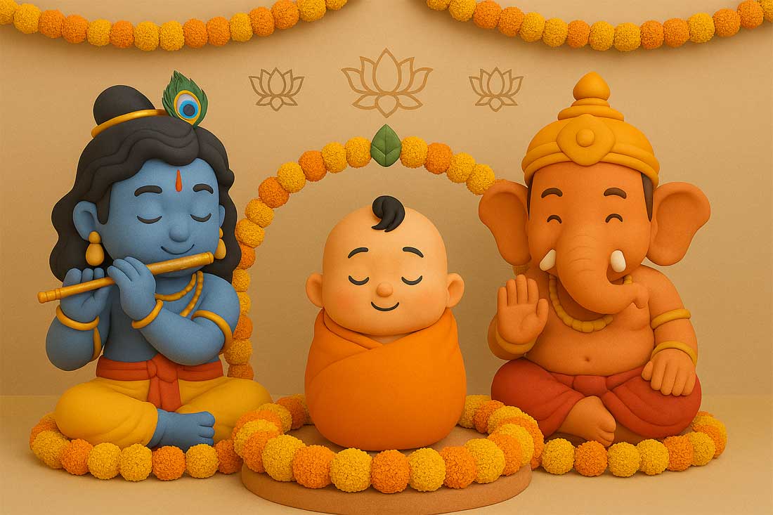 Baby Names Inspired by Hindu Gods 2025 – Divine Hindu Boy & Girl Names with Meanings