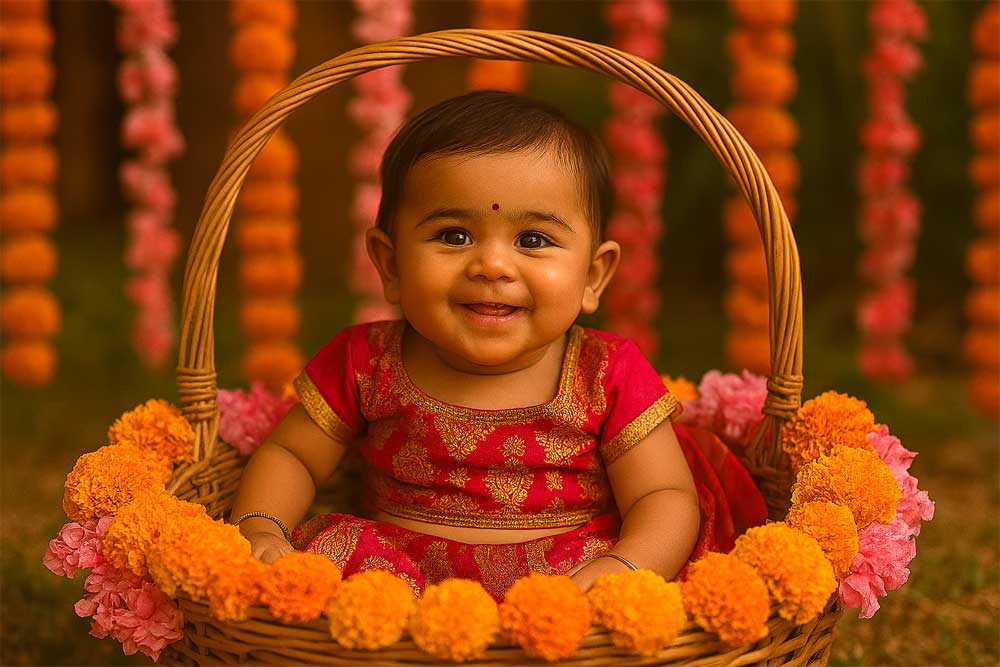 Unique Baby Girl Names in India 2025 – Modern, Hindu, Muslim, Sikh, and Christian Names with Meanings